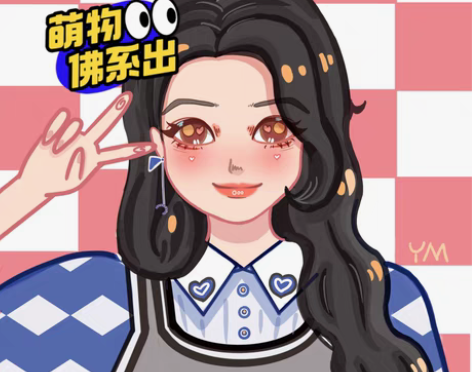 包邮手绘头像 头像定制 鸭风头像/黑白甜酷...