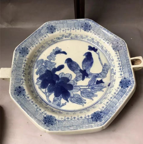包邮青花温盘 ,造型独特个性十足 实用欣赏...