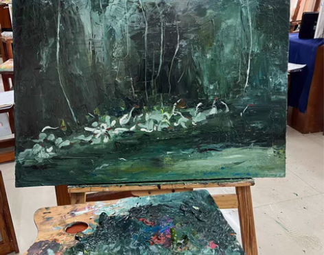 包邮纯手绘 临摹马老师的作品 尺寸比60x...