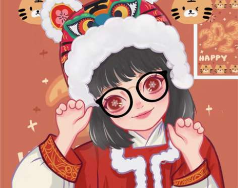手绘q版头像，新年新头像！欢迎询价哦 感兴...