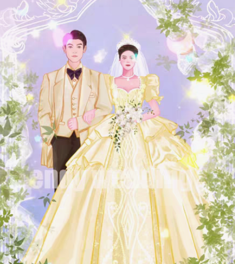 手绘婚礼请柬 感兴趣的话点“我想要”和我私...