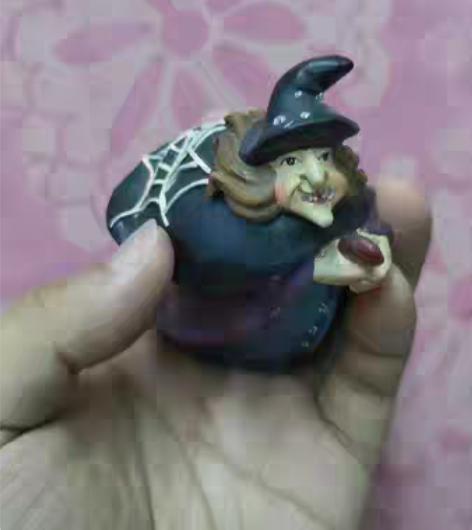 包邮巫婆巫师万圣节妖怪摆件孤品。树脂材质。...