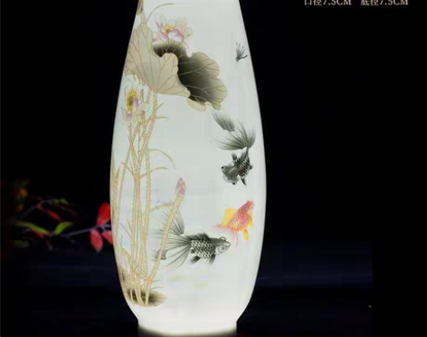 包邮清康熙珐琅彩富贵竹插花瓶 捡漏价！仿古...