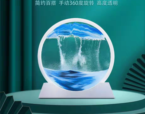 包邮网店好物流沙画摆件低价出售 颜色；蓝色...
