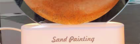 办公室桌面流沙画艺术摆件夜灯客厅电视柜家居...