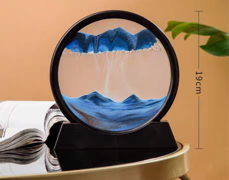 包邮3d山水流沙摆件，超高颜值，各种颜色可...