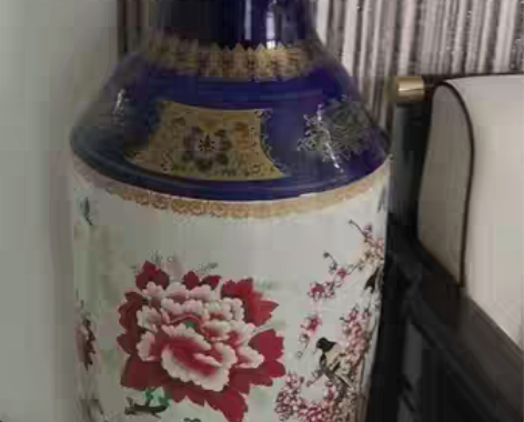 招财进宝，瓷器花瓶，放大厅大气平安，春满人...