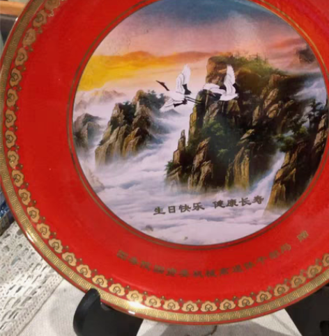 中国红瓷盘 礼品瓷盘 中国红瓷盘¥601人...