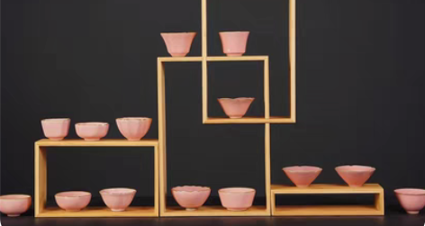 包邮天启粉汝，张一老师作品，原矿入釉，手工...