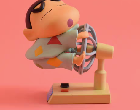 转卖正版蜡笔小新盲盒日常系列公仔手办甜品玩...