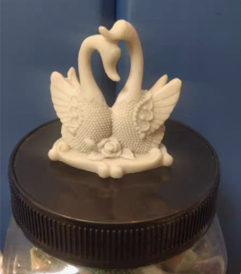 娃屋食玩微缩场景天鹅猫咪鸽子小摆件 可放钢...