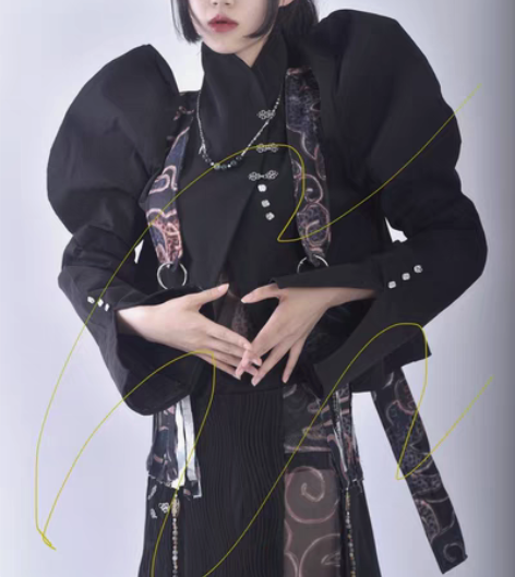 服装设计的成衣，面料配饰制作共花了一万多，...