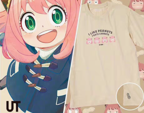 包邮优衣库间谍过家家第二弹男装/女装/情侣...