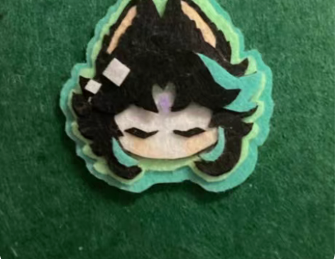 #原神 不织布魈猫猫纯手工制作，限量两个，...