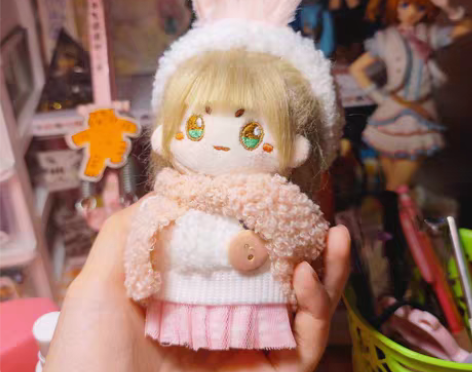 包邮出10cm海星体棉花娃娃 如图，娃衣是...