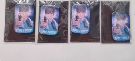 包邮恋与制作人 白起 马口铁 长形徽章 吧...