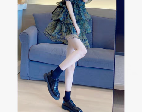 转卖蓬蓬裙女夏2021新款甜美法式茶歇碎花...