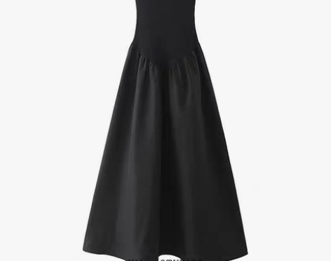 转卖欧美女装    欧美风时尚拼接设计抹胸...