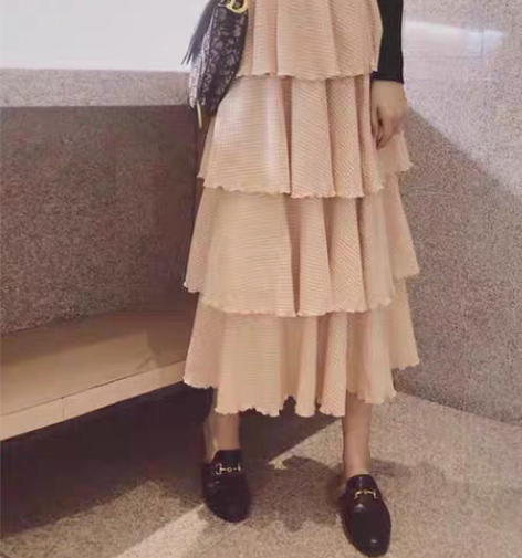 包邮蛋糕裙时尚高腰半身裙女秋新款，全新，仅...