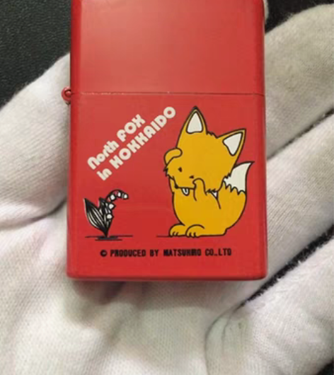 包邮八十年代日产动漫机红狐狸红漆珠光漆彩印...
