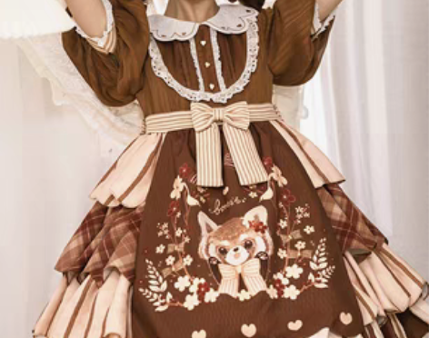 转卖暮眠小镇lolita小熊猫的红果林OP...