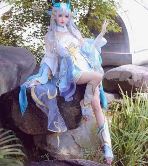三町目 王者荣耀cos服 西施新皮肤游龙清...