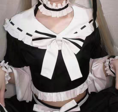 春日野穹cos绝色漫家穹妹洋装 m码，借前...