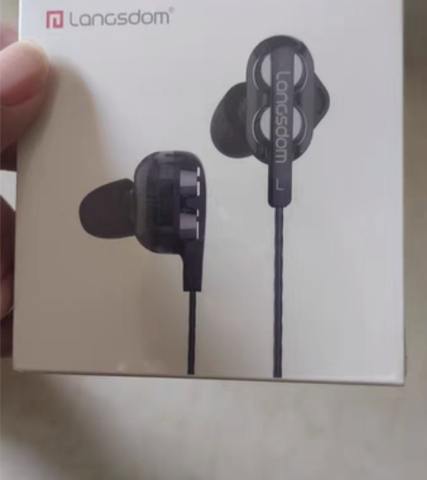 兰士顿 D4耳机入耳式有线降噪隔音 K歌音...