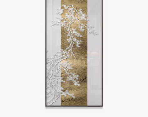 转卖新中式浮雕装饰画软装样板房酒店别墅禅意...