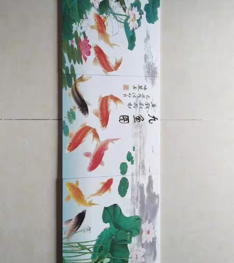 转卖客厅装饰画沙发背景墙画山水风景画招财壁...