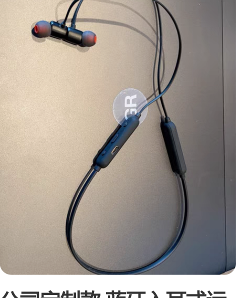 公司定制款 蓝牙入耳式运动耳机 没有使用过...