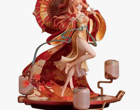 王者荣耀出太华伽罗手办，就拆开看过，没摆放...