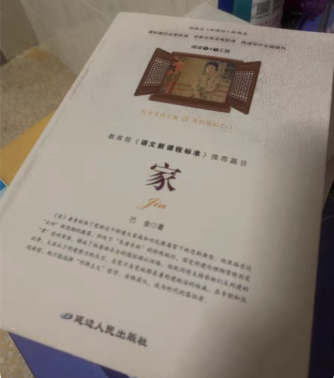 巴金作品《家》 除了边边有点使用痕迹外，里...