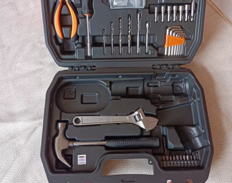 包邮威克士WORX手电钻工具箱家用工具套装...