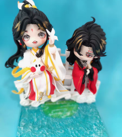 包邮天官赐福粘土手办定制，客单展示，定金链...