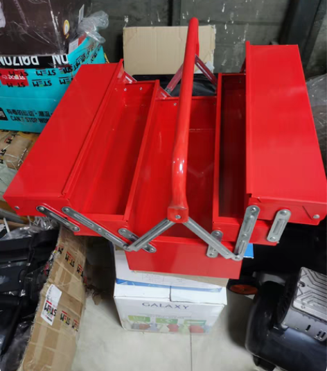 三层 加厚 出德国 铁皮工具箱 全新 送钳...