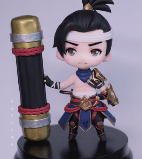 包邮王者荣耀手办苏烈软陶人偶来图定制 ??...