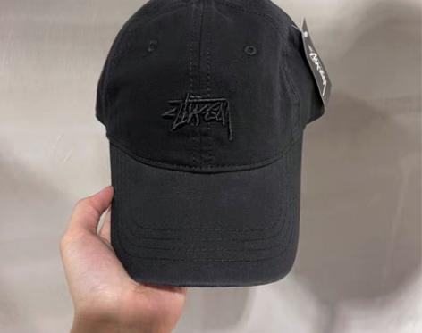 包邮闲置斯图西stussy小众潮牌黑色帽子...