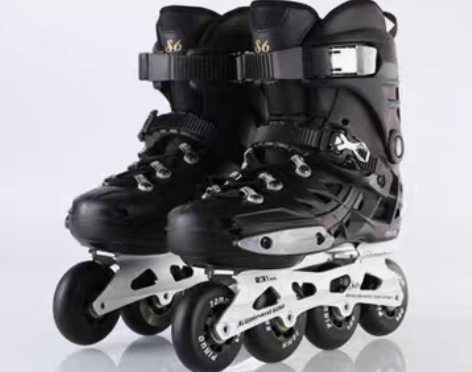 转卖正品迈克成人轮滑鞋成年溜冰鞋平花鞋男女...