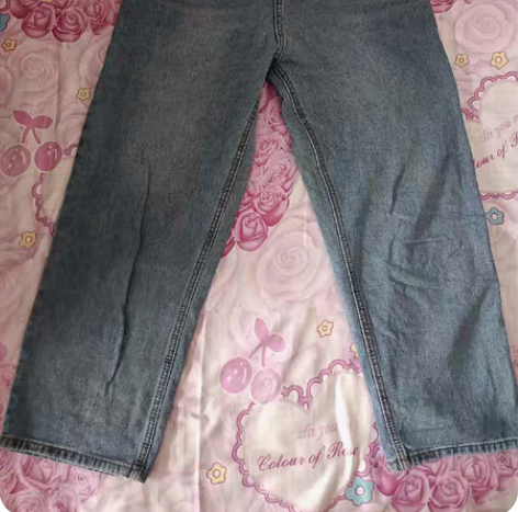 包邮牛仔裤 本人165100胸围82腰围6...