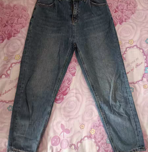 包邮牛仔裤 本人165100胸围82腰围6...