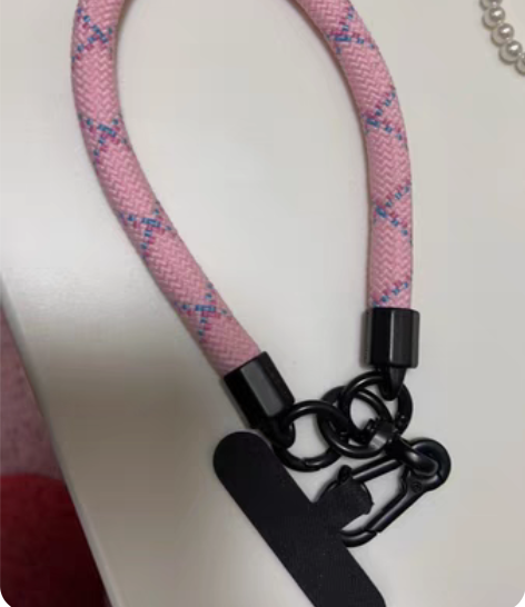 包邮casetify同款手机挂绳,粉色,挂...
