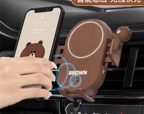 转卖车载手机支架2021新款汽车无线充电器...