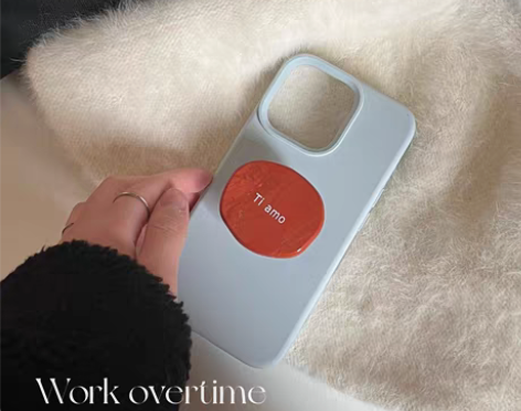 转卖高级烟灰蓝液态硅胶iphone13Pr...