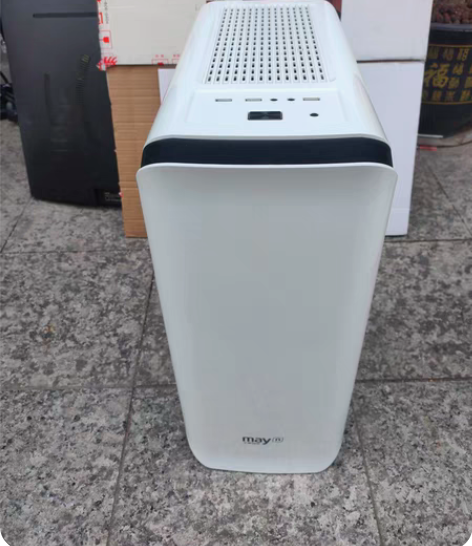 测透台式机 机箱+电源 实物图，金河田33...