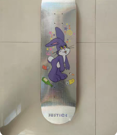 包邮justice沸点专业滑板板面 全新未...