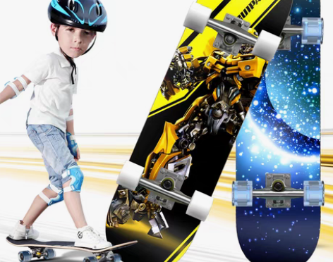 转卖四轮滑板儿童青少年初学者专业男成人女生...