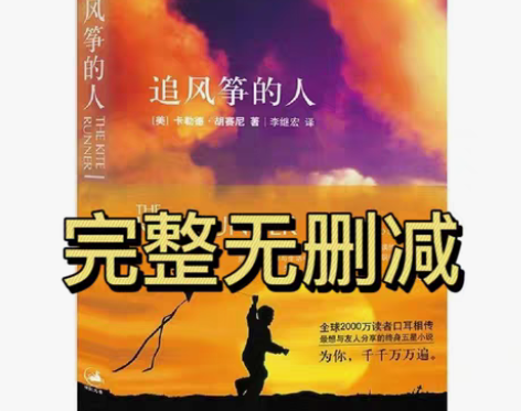包邮追风筝的人  全新未拆封  完整版 书...
