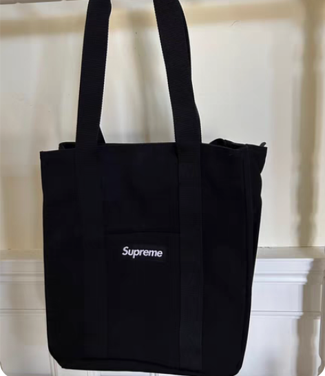 supreme tote单肩包帆布包，大容...