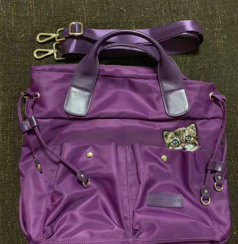 法国CARVEN中古女士手提包，卡纷古董复...